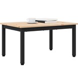 VidaXL Salontafel Naturel 60 x 50 x 36 cm Massief grenenhout