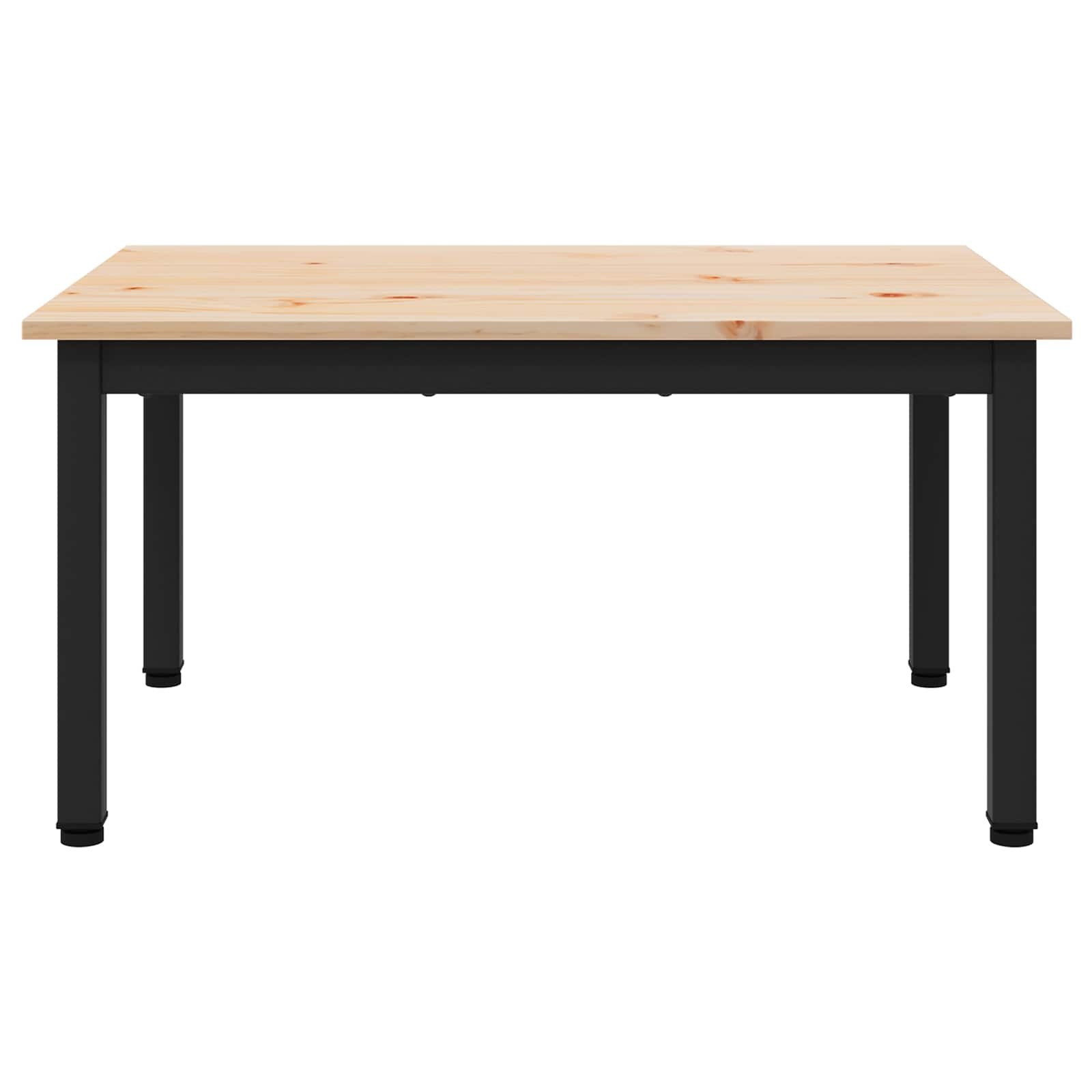 VidaXL Salontafel Naturel 60 x 50 x 36 cm Massief grenenhout