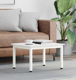 VidaXL Salontafel Wit 60 x 50 x 36 cm Massief grenenhout