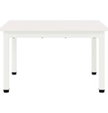 VidaXL Salontafel Wit 60 x 50 x 36 cm Massief grenenhout