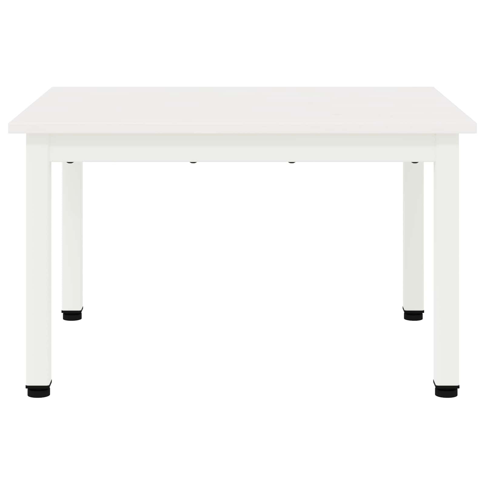 VidaXL Salontafel Wit 60 x 50 x 36 cm Massief grenenhout