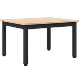 VidaXL Salontafel Naturel 60 x 50 x 36 cm Massief grenenhout