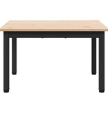 VidaXL Salontafel Naturel 60 x 50 x 36 cm Massief grenenhout