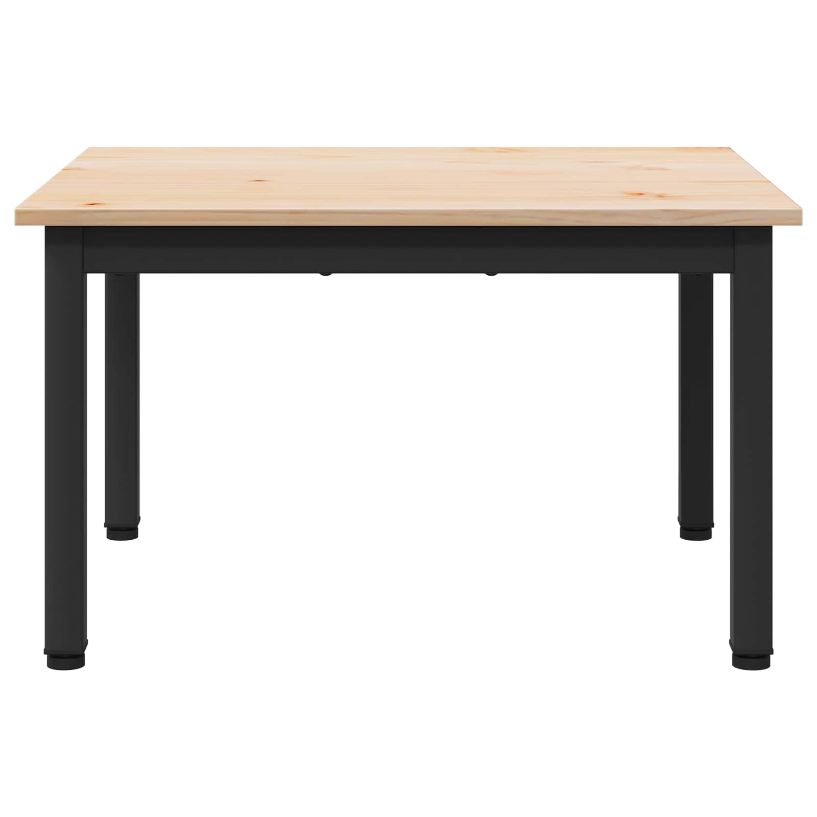 VidaXL Salontafel Naturel 60 x 50 x 36 cm Massief grenenhout