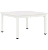 VidaXL Salontafel Wit 60 x 60 x 36 cm Massief grenenhout