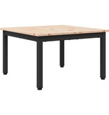 VidaXL Salontafel Naturel 60 x 60 x 36 cm Massief grenenhout