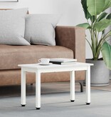 VidaXL Salontafel Wit 60 x 30 x 36 cm Massief grenenhout