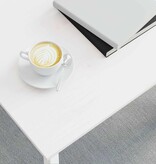 VidaXL Salontafel Wit 60 x 30 x 36 cm Massief grenenhout