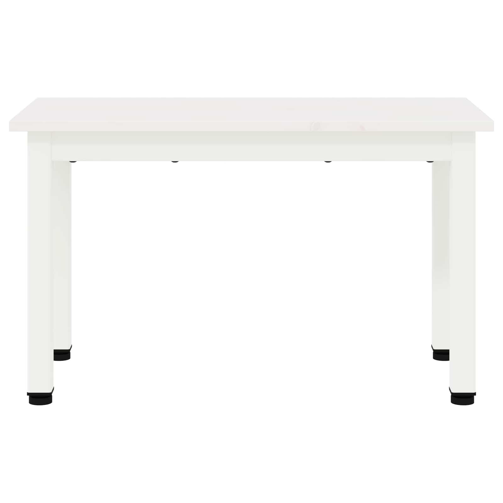 VidaXL Salontafel Wit 60 x 30 x 36 cm Massief grenenhout