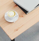 VidaXL Salontafel Naturel 60 x 30 x 36 cm Massief grenenhout