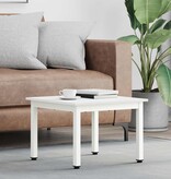 VidaXL Salontafel Wit 50 x 50 x 36 cm Massief grenenhout