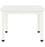 VidaXL Salontafel Wit 50 x 50 x 36 cm Massief grenenhout