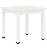 VidaXL Salontafel Wit 40 x 40 x 36 cm Massief grenenhout