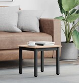 VidaXL Salontafel Naturel 40 x 40 x 36 cm Massief grenenhout