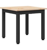 VidaXL Salontafel Naturel 40 x 40 x 36 cm Massief grenenhout