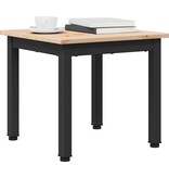 VidaXL Salontafel Naturel 40 x 40 x 36 cm Massief grenenhout