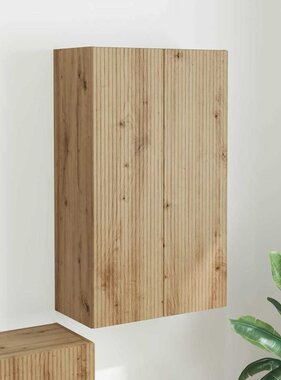 VidaXL TV-wandkast Artisan Eiken 59,5 x 31 x 100 cm Bewerkt hout