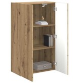 VidaXL TV-wandkast Artisan Eiken 59,5 x 31 x 100 cm Bewerkt hout