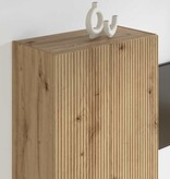 VidaXL TV-wandkast Artisan Eiken 59,5 x 31 x 100 cm Bewerkt hout