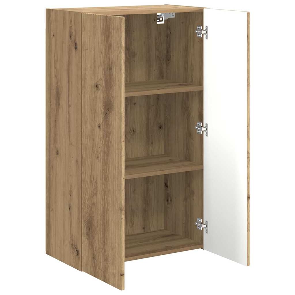 VidaXL TV-wandkast Artisan Eiken 59,5 x 31 x 100 cm Bewerkt hout