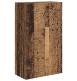 VidaXL TV-wandkast Oud Hout 59,5 x 31 x 100 cm Bewerkt hout