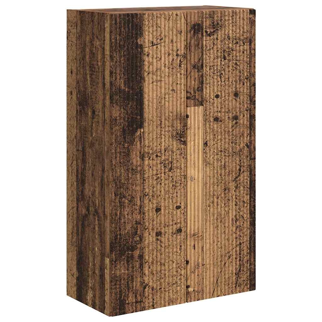 VidaXL TV-wandkast Oud Hout 59,5 x 31 x 100 cm Bewerkt hout