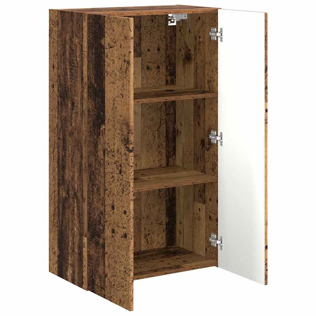 VidaXL TV-wandkast Oud Hout 59,5 x 31 x 100 cm Bewerkt hout