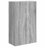 VidaXL TV-wandkast Grijs Sonoma 59,5 x 31 x 100 cm Bewerkt hout