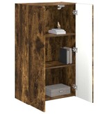 VidaXL TV-wandkast Gerookt eiken 59,5 x 31 x 100 cm Bewerkt hout