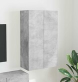 VidaXL TV-wandkast Beton Grijs 59,5 x 31 x 100 cm Bewerkt hout