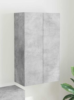 VidaXL TV-wandkast Beton Grijs 59,5 x 31 x 100 cm Bewerkt hout