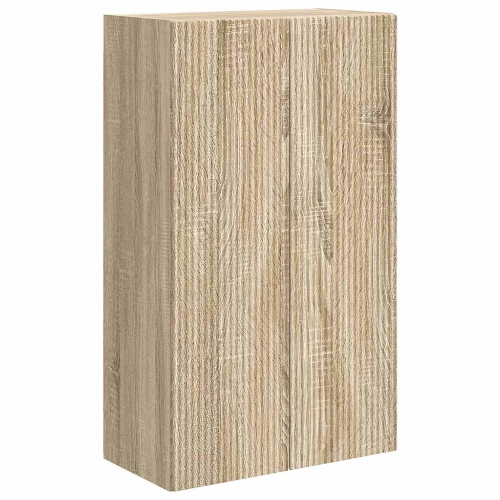 VidaXL TV-wandkast Sonoma Eiken 59,5 x 31 x 100 cm Bewerkt hout