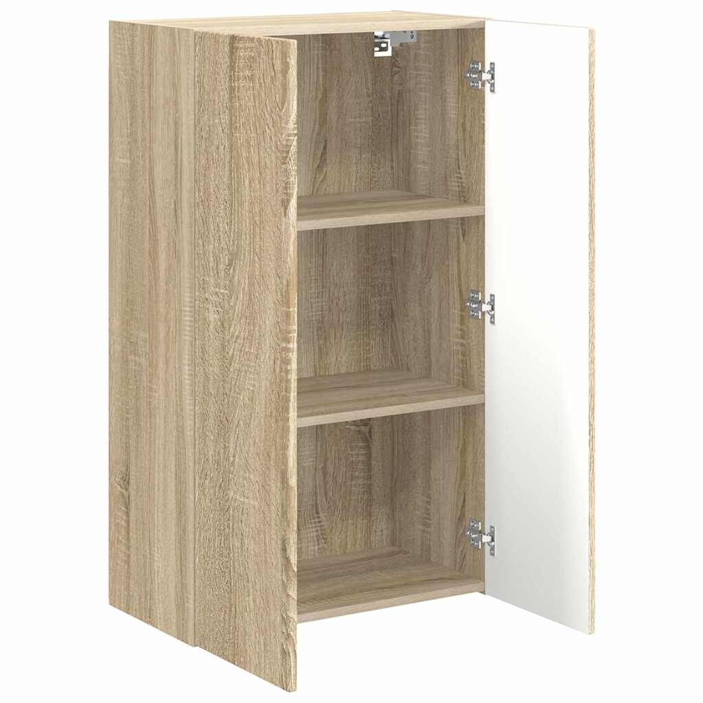 VidaXL TV-wandkast Sonoma Eiken 59,5 x 31 x 100 cm Bewerkt hout