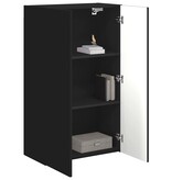 VidaXL TV-wandkast Zwart 59,5 x 31 x 100 cm Bewerkt hout