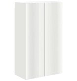 VidaXL TV-wandkast Wandgemonteerd Wit 59,5 x 31 x 100 cm Bewerkt hout