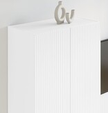 VidaXL TV-wandkast Wandgemonteerd Wit 59,5 x 31 x 100 cm Bewerkt hout