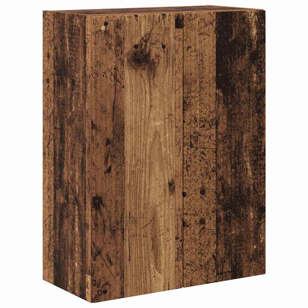 VidaXL TV-wandkast Oud Hout 59,5 x 31 x 80 cm Bewerkt hout