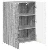 VidaXL TV-wandkast Grijs Sonoma 59,5 x 31 x 80 cm Bewerkt hout