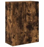 VidaXL TV-wandkast Gerookt eiken 59,5 x 31 x 80 cm Bewerkt hout
