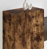 VidaXL TV-wandkast Gerookt eiken 59,5 x 31 x 80 cm Bewerkt hout