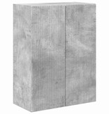 VidaXL TV-wandkast Beton Grijs 59,5 x 31 x 80 cm Bewerkt hout