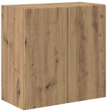 VidaXL TV-wandkast Artisan Eiken 59,5 x 31 x 60 cm Bewerkt hout