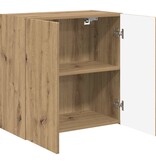 VidaXL TV-wandkast Artisan Eiken 59,5 x 31 x 60 cm Bewerkt hout