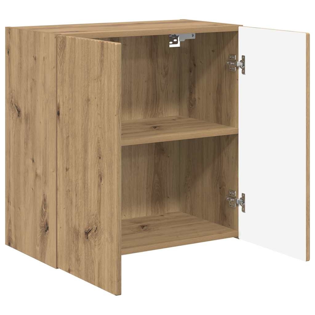 VidaXL TV-wandkast Artisan Eiken 59,5 x 31 x 60 cm Bewerkt hout