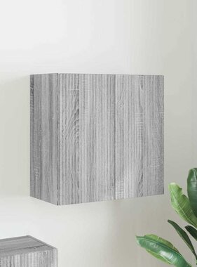 VidaXL TV-wandkast Grijs Sonoma 59,5 x 31 x 60 cm Bewerkt hout