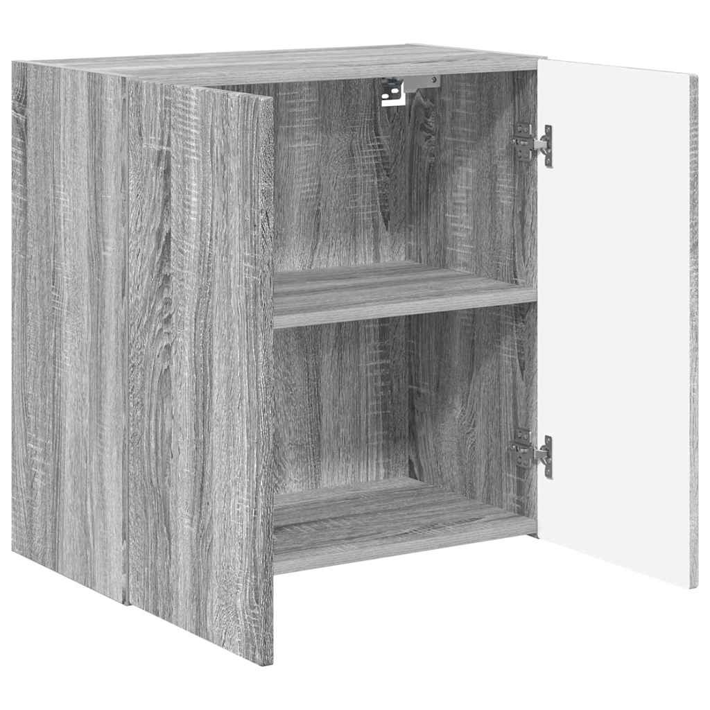 VidaXL TV-wandkast Grijs Sonoma 59,5 x 31 x 60 cm Bewerkt hout