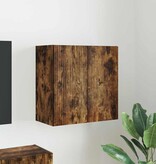 VidaXL TV-wandkast Gerookt eiken 59,5 x 31 x 60 cm Bewerkt hout
