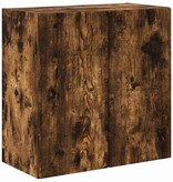 VidaXL TV-wandkast Gerookt eiken 59,5 x 31 x 60 cm Bewerkt hout