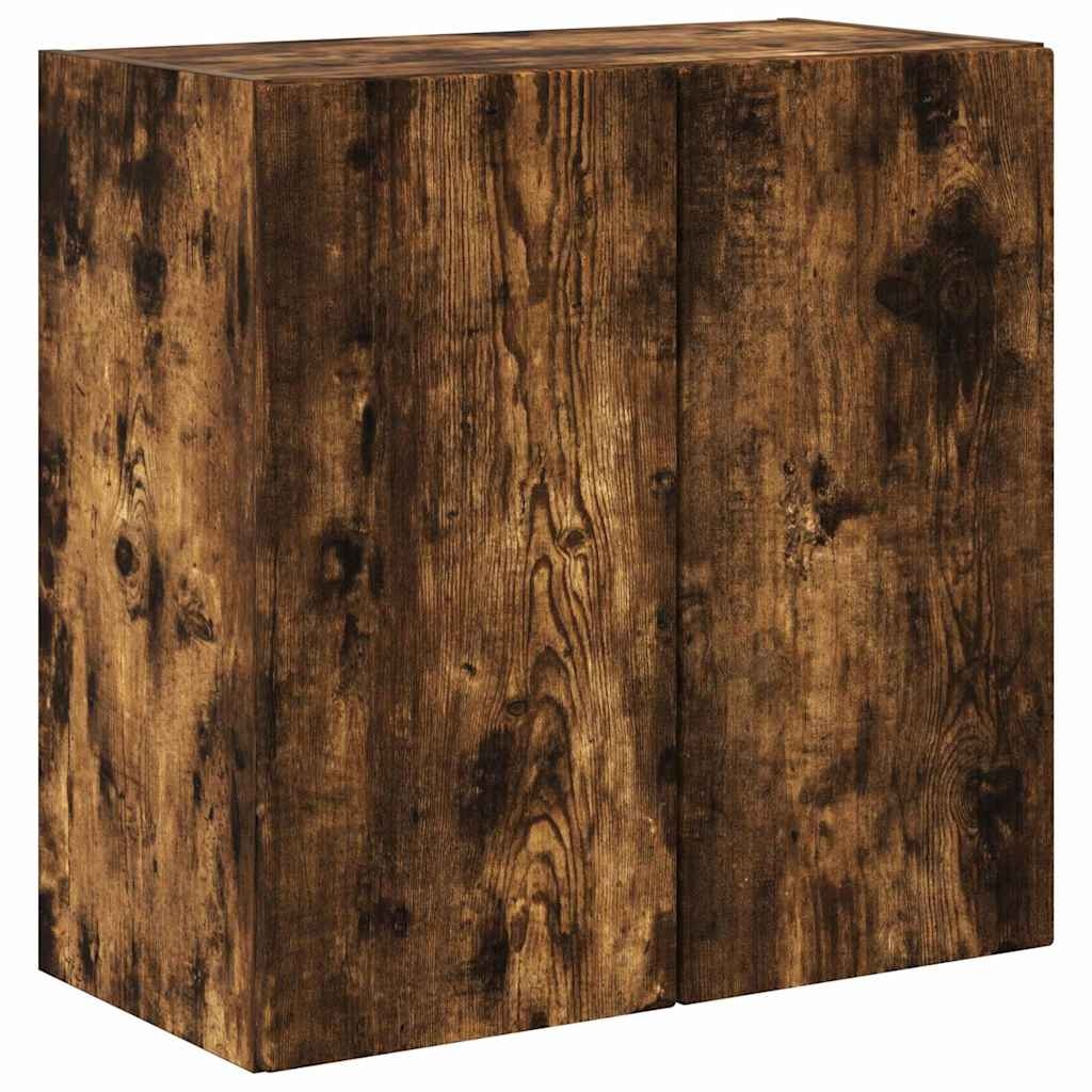 VidaXL TV-wandkast Gerookt eiken 59,5 x 31 x 60 cm Bewerkt hout