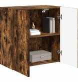 VidaXL TV-wandkast Gerookt eiken 59,5 x 31 x 60 cm Bewerkt hout